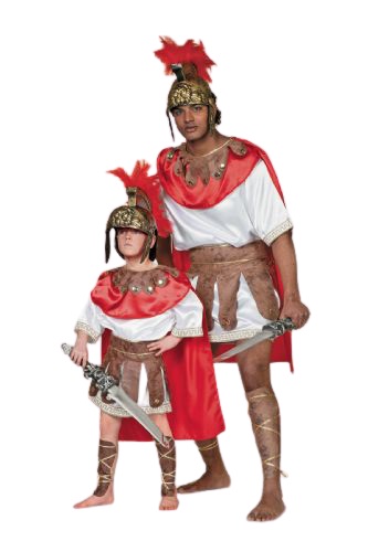 verhuur - carnaval - Historisch - Romeinse soldaat wit bruin